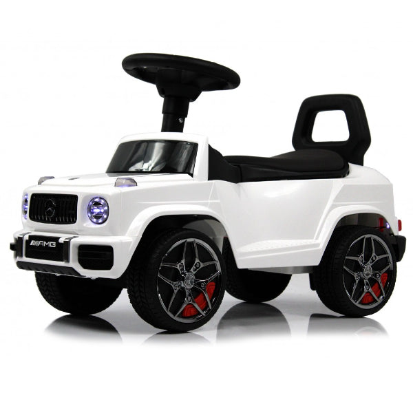 Mercedes-Benz G63 Kids Ride-On Push Car With Light And Music - White