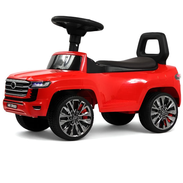 Toyota Land Cruiser 300 Kids Ride-On Push Car With Light And Music -Red