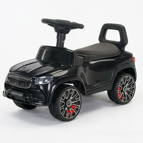 Mercedes-Benz Maybach Kids Ride-On Push Car With Light And Music - Black