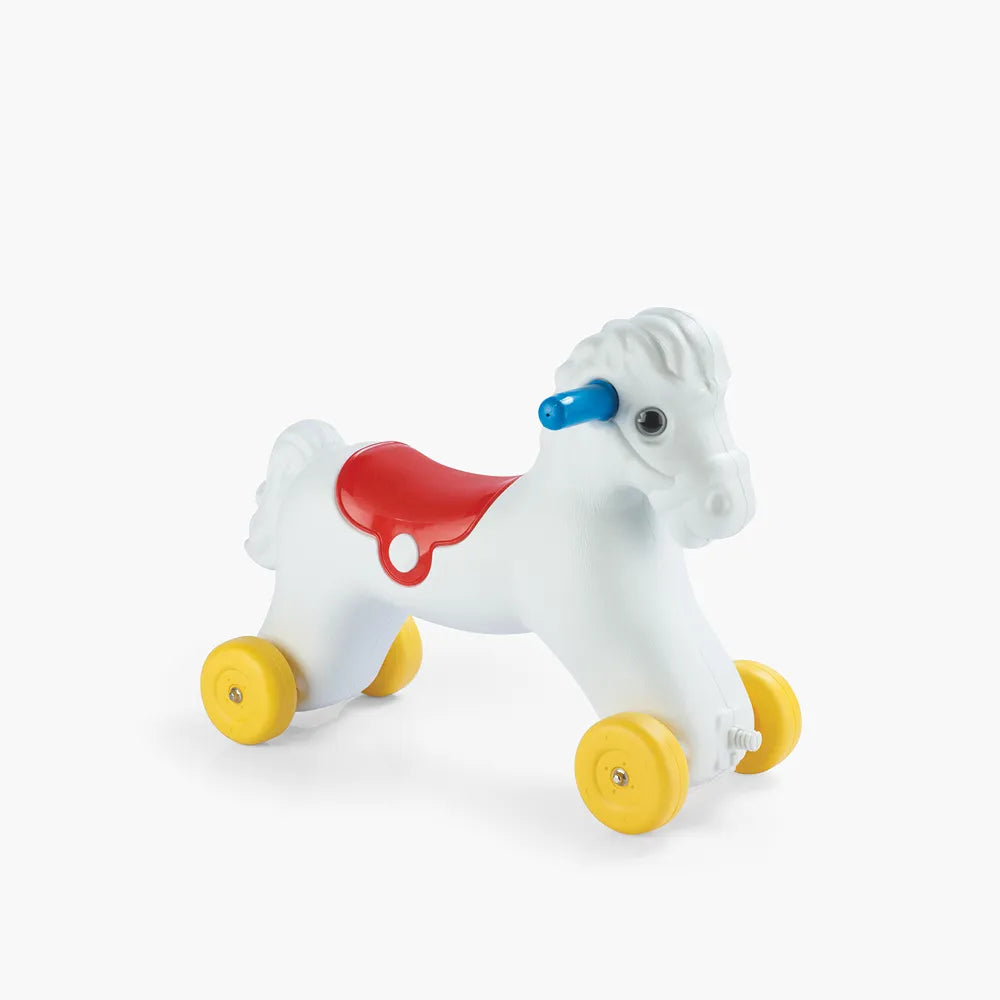 Dolu 2-in-1 Rocking Horse Ride-On Toy with Wheels
