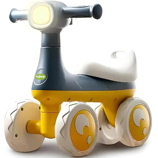 Kidino Baby Balance Bike With Light And Sound- Yellow