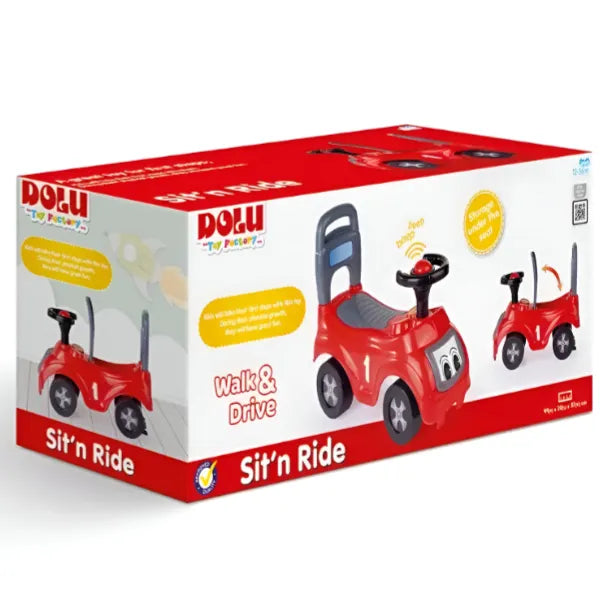 Dolu Sit N Ride Tolo Car-Red - (ROAT91) alternate
