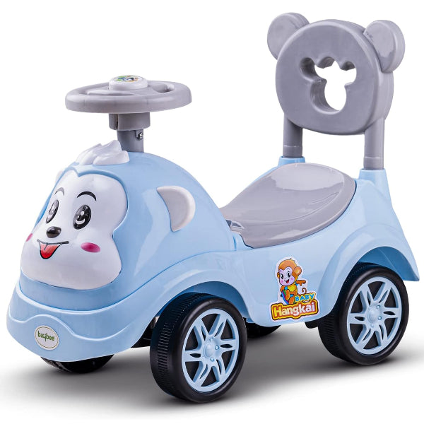 Baybee Rio Ride On Baby Car For Kids With Music & Horn - Blue