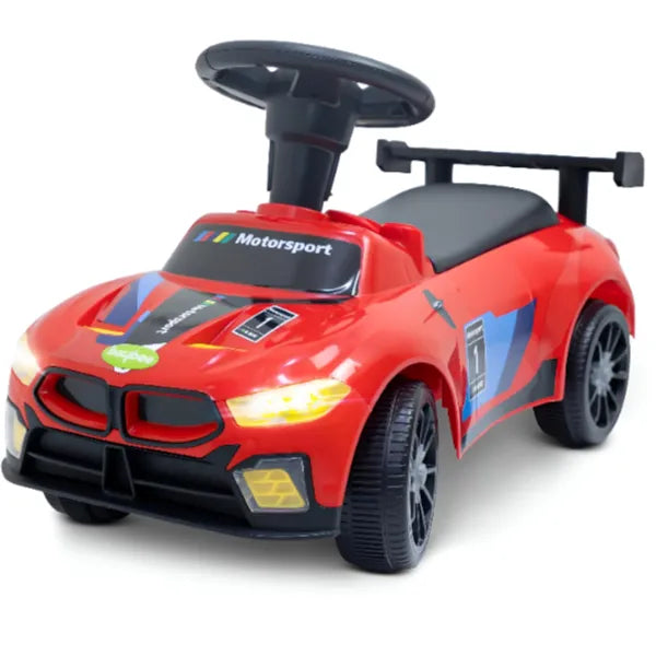 Baybee Drift Push Ride on Car Toy for  Toddlers -with Music, Light & Storage-Red