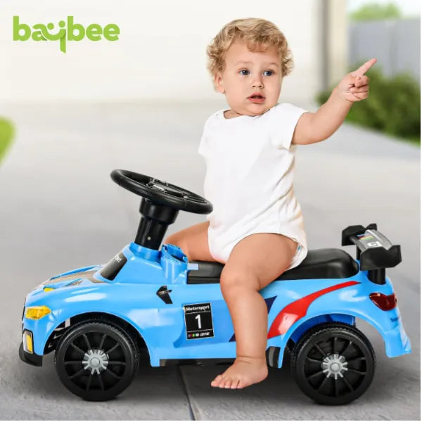 Baybee Drift Push Ride on Car Toy for  Toddlers -with Music, Light & Storage-Blue alternate
