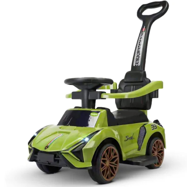 Baybee Kids Ride on Car for Baby with Music, Light & Parental Handle -Green