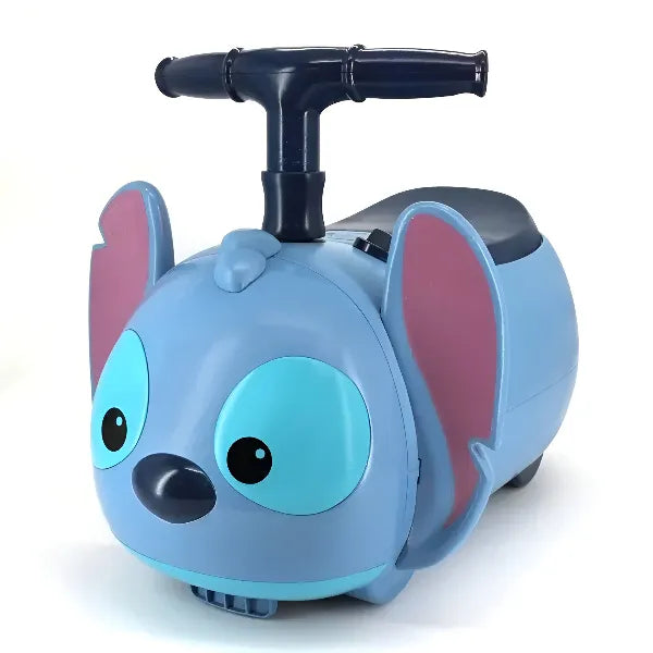 Kiddieland Disney Stitch Lights & Sounds Zoom Ride-On for Toddlers