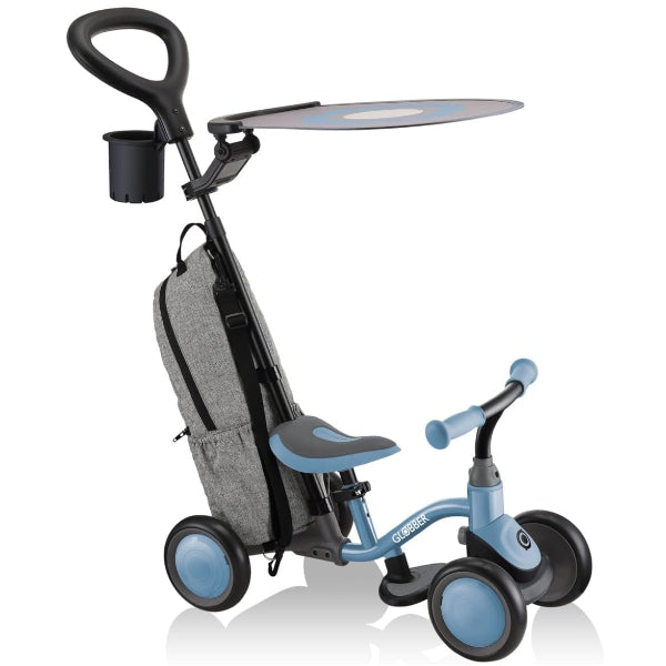 Globber Parent-Controlled 3-in-1 Learning Bike – Ash Blue