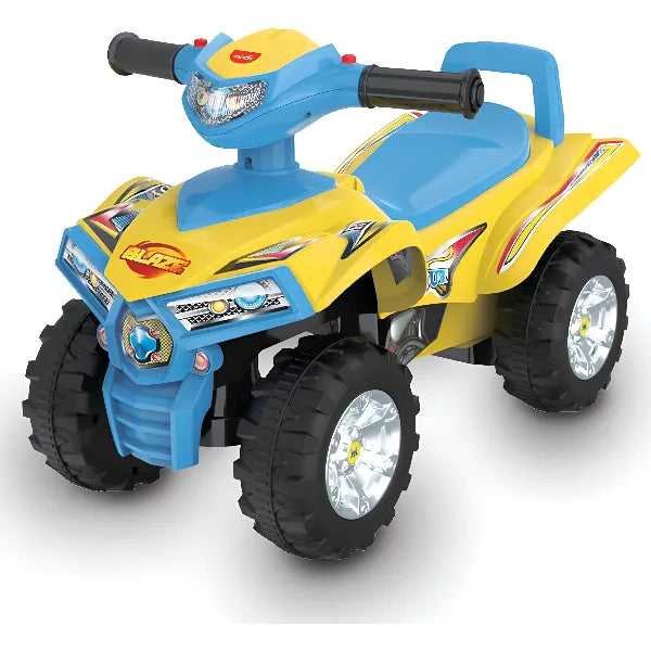 Moon Blaze Quad Ride on Bike For Kids-Yellow