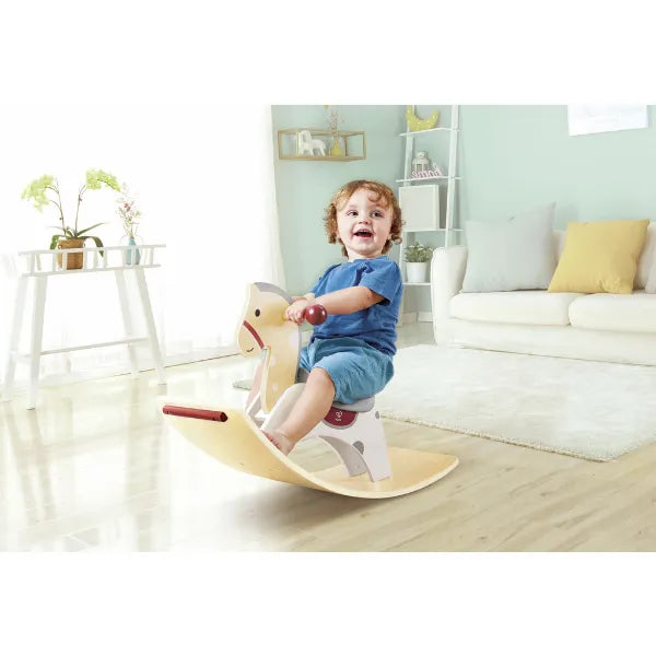Hape 2-in-1 Wooden Rocking Horse alternate