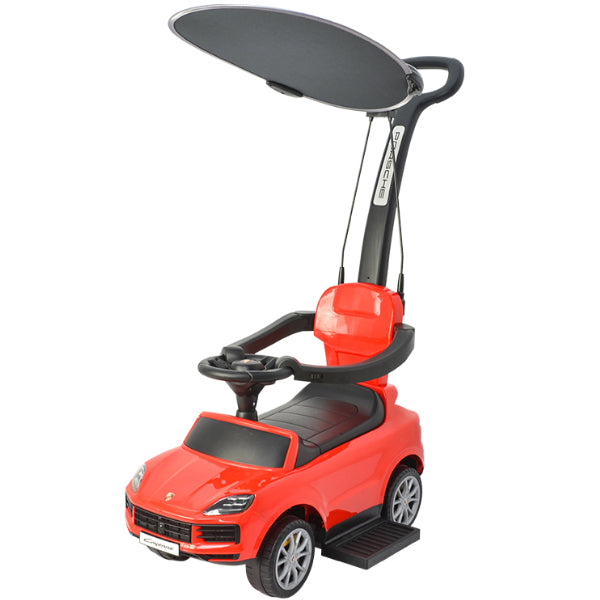 Porsche Cayenne Push Ride On Tolo Car With Canopy -Red