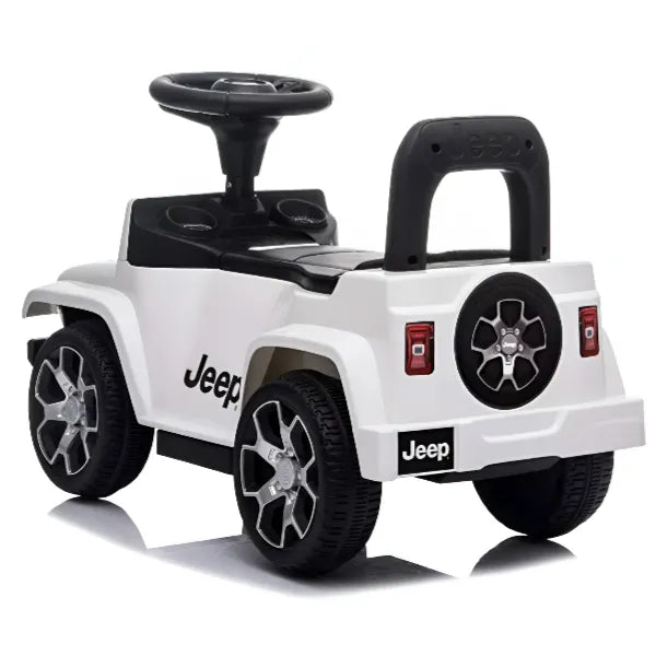 Jeep Rubicon Push Ride on Car For Kids-White alternate