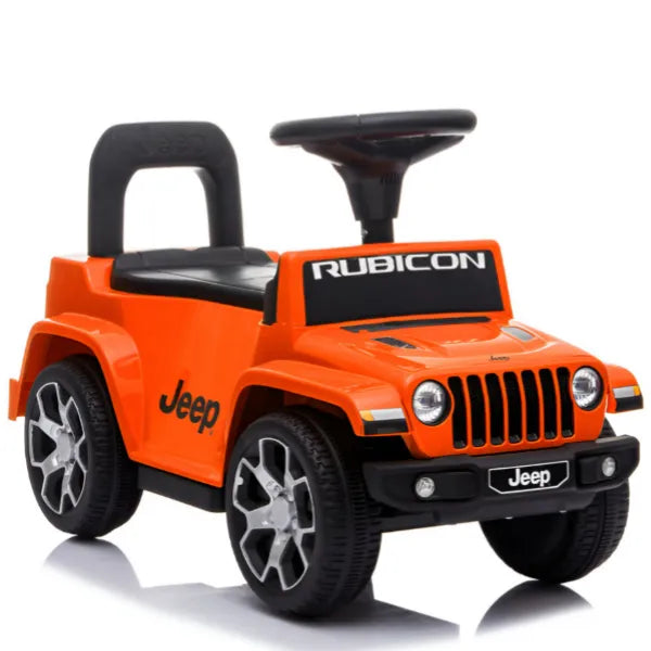 Jeep Rubicon Push Ride on Car For Kids-Orange