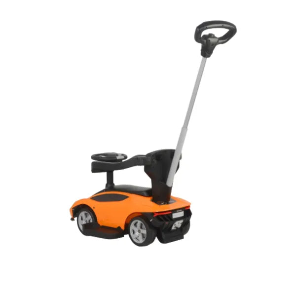 Lamborghini Push Ride On Tolo Car With Canopy For Kids - Orange Colour alternate