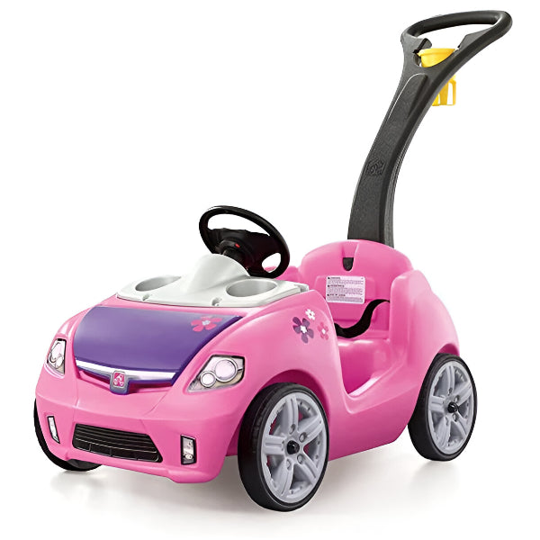 Step2 Whisper Ride Push-On Car For Kids – Pink