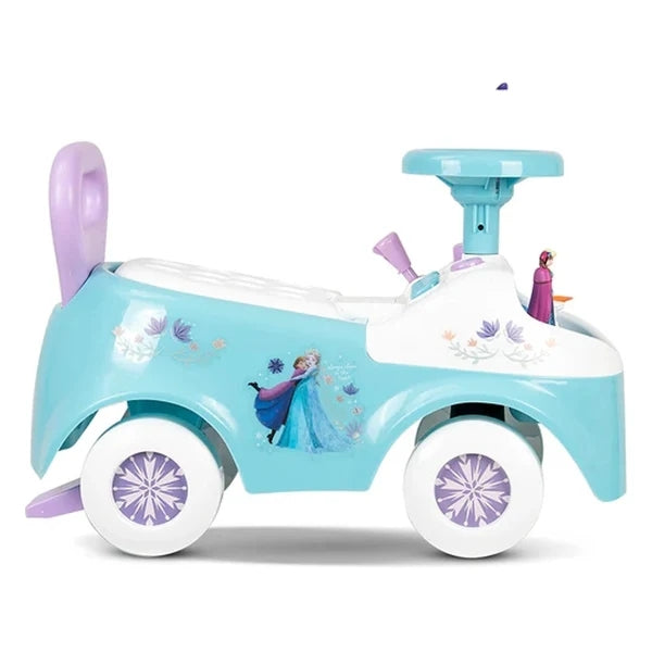 Spartan Disney Frozen Kids Push Ride-On Car with Steering Wheel – Blue alternate