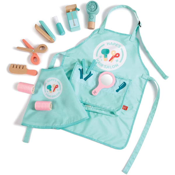 Hape Super Stylish Hair Salon Pretend Play Set For Kids