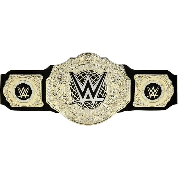 Mattel Wwe World Heavyweight Toy Wrestling Belt, Role-Play Costume Accessory For Kids, Age 6+