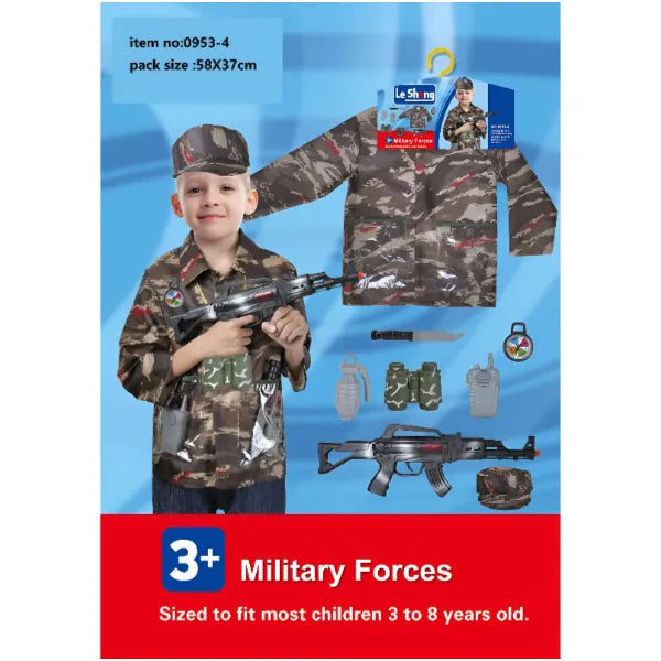 Military Force Suit Costume