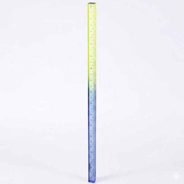 Acrylic 3D Square Ruler -30 Cm