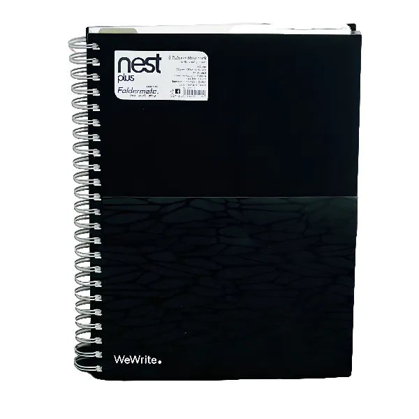 Foldermate Front Pocket 5 Subject Notebook Single Line - A4 Size 150 Sheets