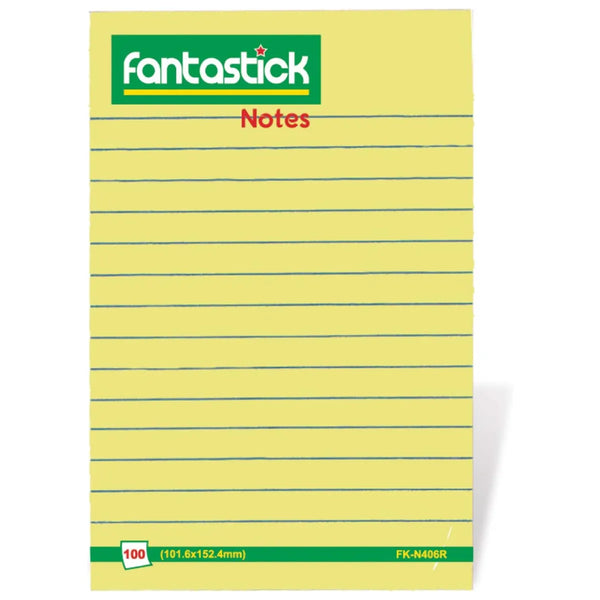 مفكرة Fantastick اللاصقة – 100 ورقة صفراء
