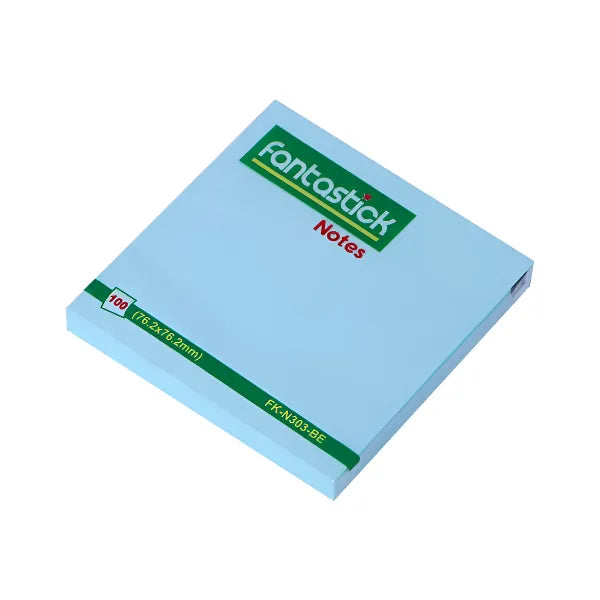 Fantastick Blue Sticky Notes – 100 Sheets