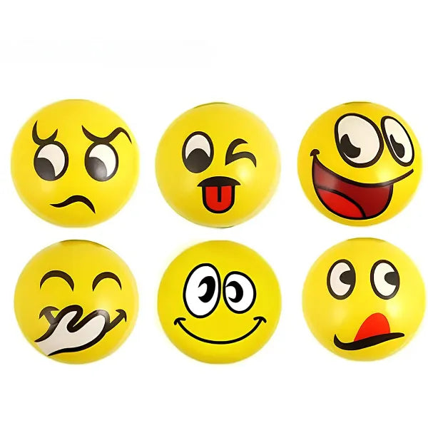 Stress Relief Sponge Ball-10 Cm- Assorted Design (1 pieces Only)