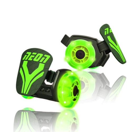 Yvolution Neon Street Rollers Clip-On Skate Shoes – Green