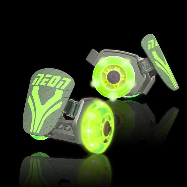 Yvolution Neon Street Rollers Clip-On Skate Shoes – Green alternate
