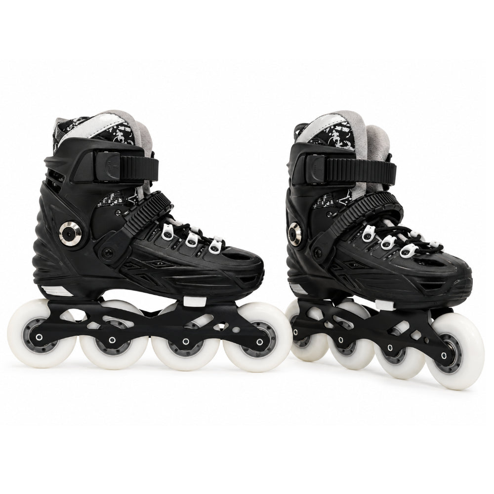 Adjustable Roller Skates With Light Up Wheels -Small(30-33)