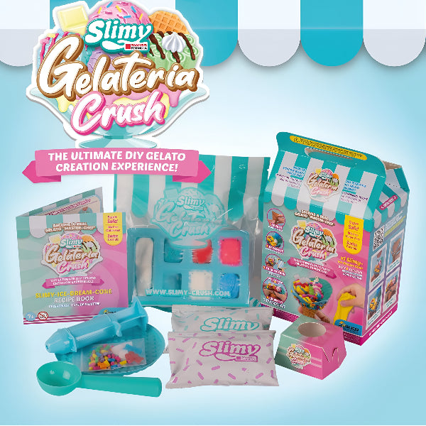 Slimy Gelateria Crush Cones DIY Slime Kit – Scented Dessert Playset for Kids alternate