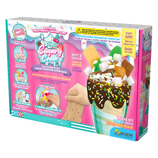 Slimy Sugary Crush Diy Slime Ice Cream & Milkshake Maker – Asmr Sensory Play Set Series 1