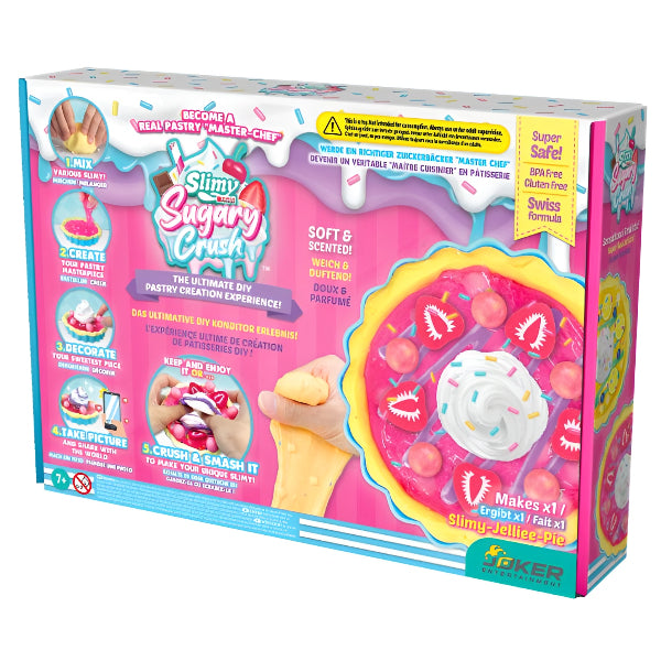Slimy Sugary Crush Diy Slime Asmr Bakery Series 1 – Jellie Pie Maker Set