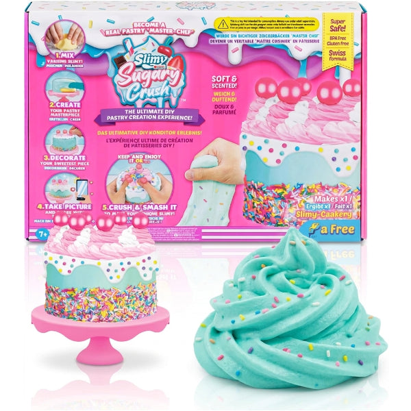Slimy Sugary Crush Diy Slime Asmr Pastry Series 1 – Party Cake Maker Set