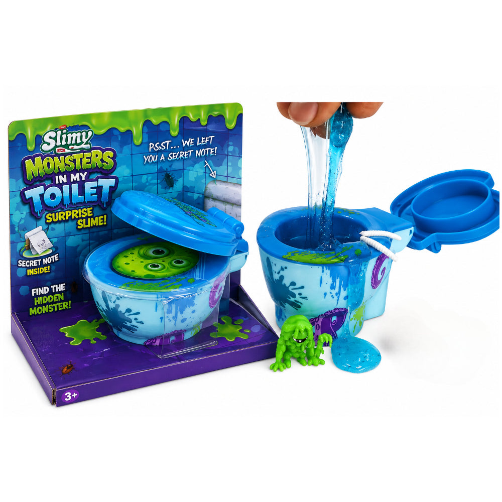 Slimy Monsters In My Toilet Surprise Slime Toy-Blue
