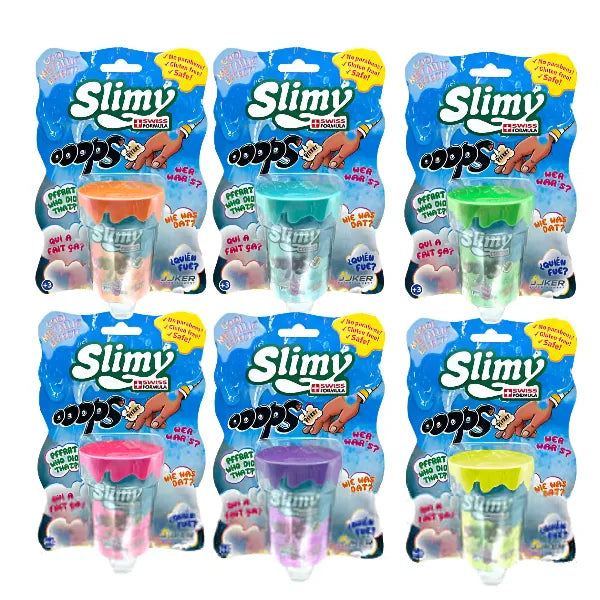 Slimy Mini Oops Metallic Slime – 80g Assorted, 1-Piece Set