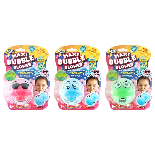Slimy Funny Maxi Bubble Blower – Blister Pack Assorted
