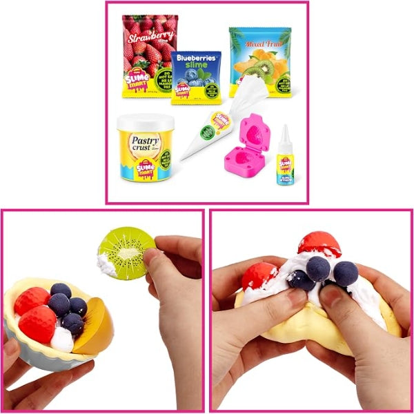 ZURU Slime Mart Fruit Tart Slime Set with Accessories, 12 Pieces alternate