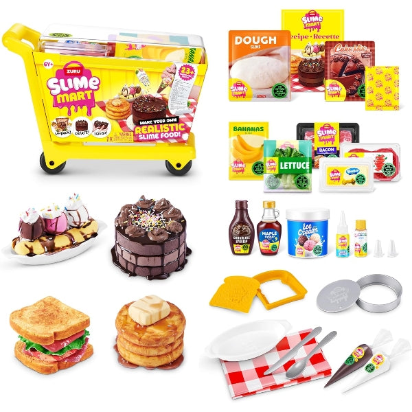 ZURU Slime Mart Shopping Cart Slime Playset with Accessories