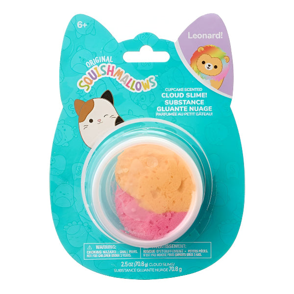 Squishmallows Leonard The Lion Cloud Slime – Soft, Stretchable, And Scented Sensory Fun