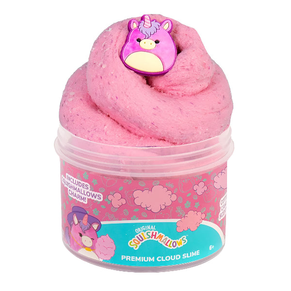 Original Squishmallows Premium Scented Cloud Slime Jar – Lola The Unicorn