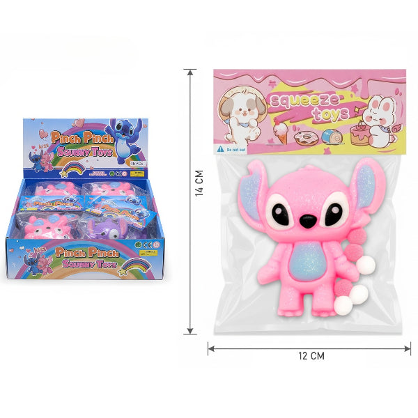 Stitch Character Squishy Toy, Soft Squeeze Stress Relief Toy -Assorted (1 Pieces Only)