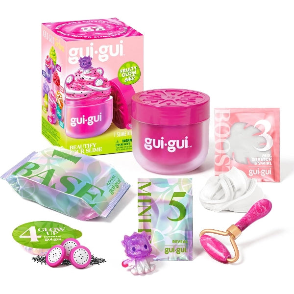 Gui Gui Fruity Glow Crunch Slime Kit