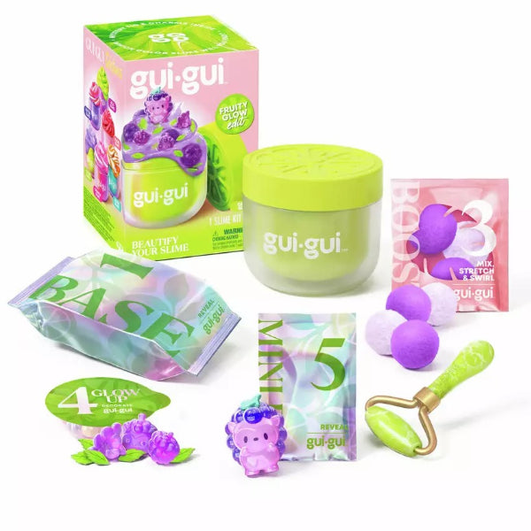 Gui Gui Fruity Glow Edition Clear Slime Set
