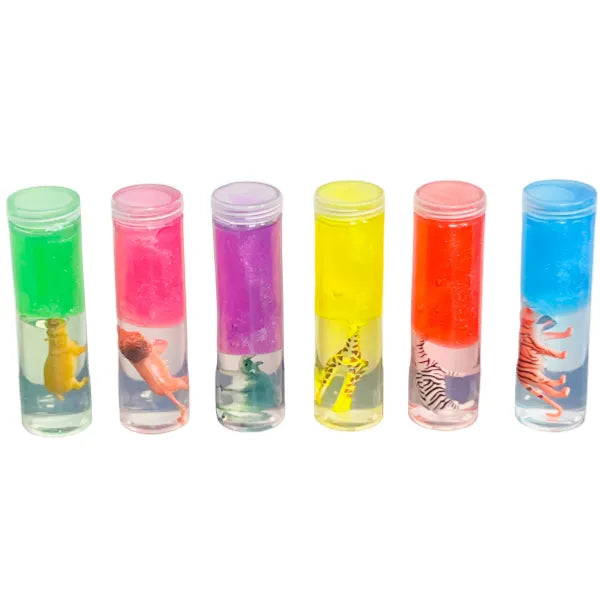 Cylnder Shaped Animal Jelly Type Slime For Kids-1 Pieces Set