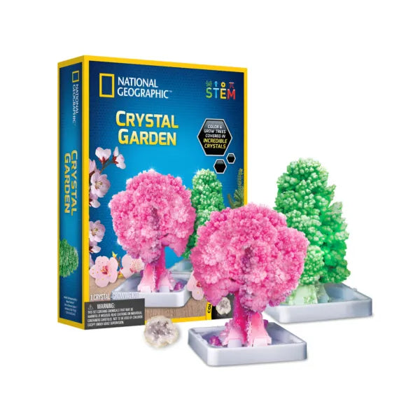 National Geographic Crystal Growing Garden Kit For Kids-Learning Guide