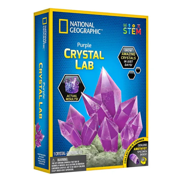 National Geographic Purple Crystal Growing Lab