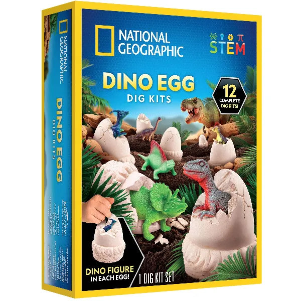 National Geographic Dino Egg Dig Kit – Set for Kids