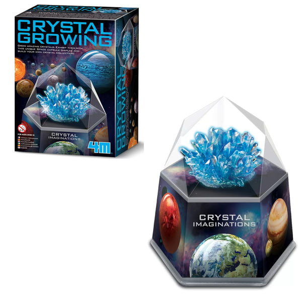 4M Science Crystal Imaginations Blue Crystal Growing Kit